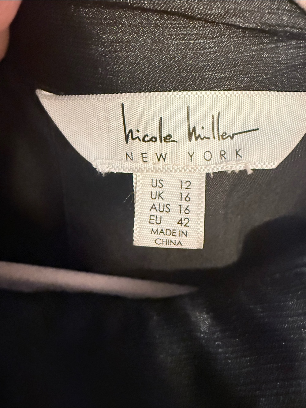 NEW- Nicole Miller Black Tie-Neck Halter Dress 🖤🖤 - Picture 12 of 15